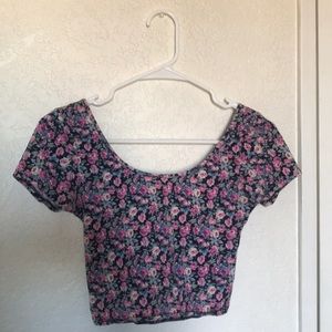 Floral crop top